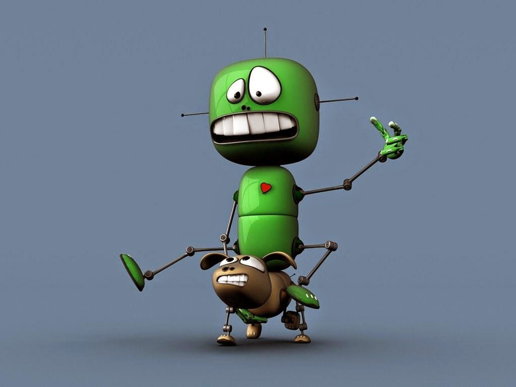 Cartoon Robot Wallpapers