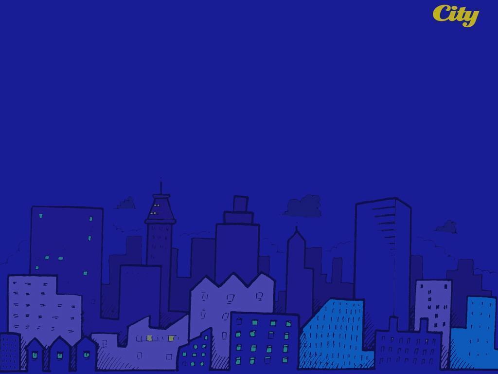 Cartoon Skyline Wallpapers