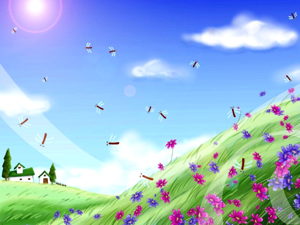 Cartoon Spring Wallpapers