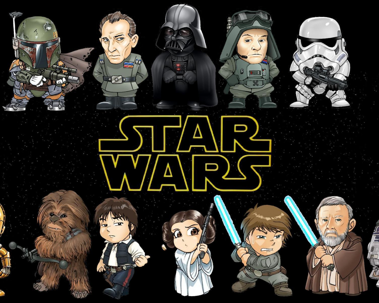Cartoon Star Wars Wallpapers