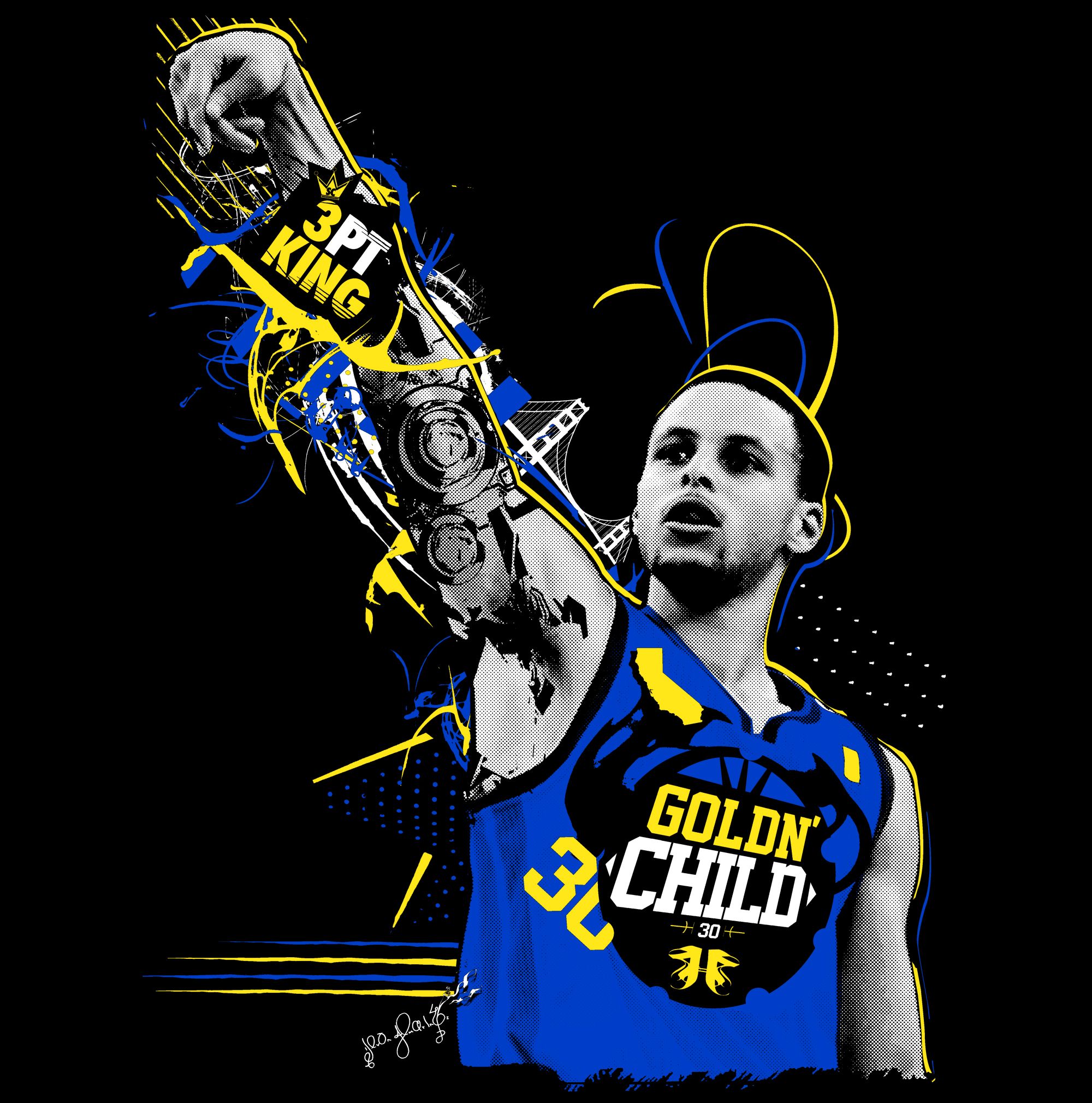 Cartoon Stephen Curry Wallpapers