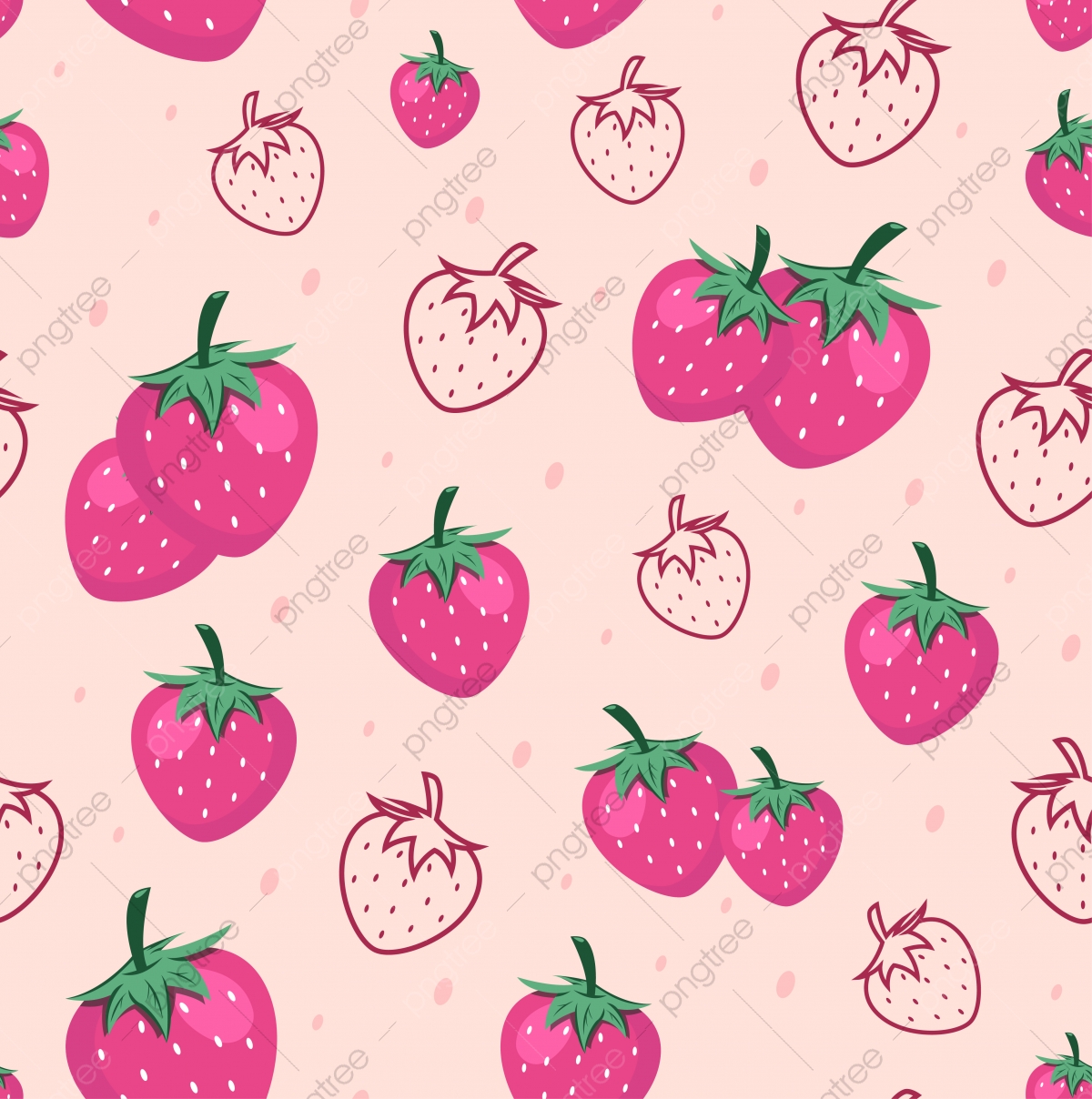 Cartoon Strawberry Wallpapers