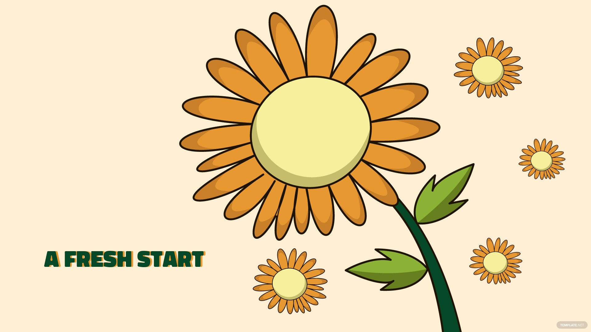 Cartoon Sunflower Wallpapers