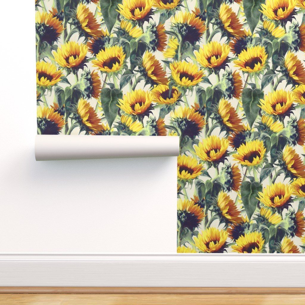 Cartoon Sunflower Wallpapers