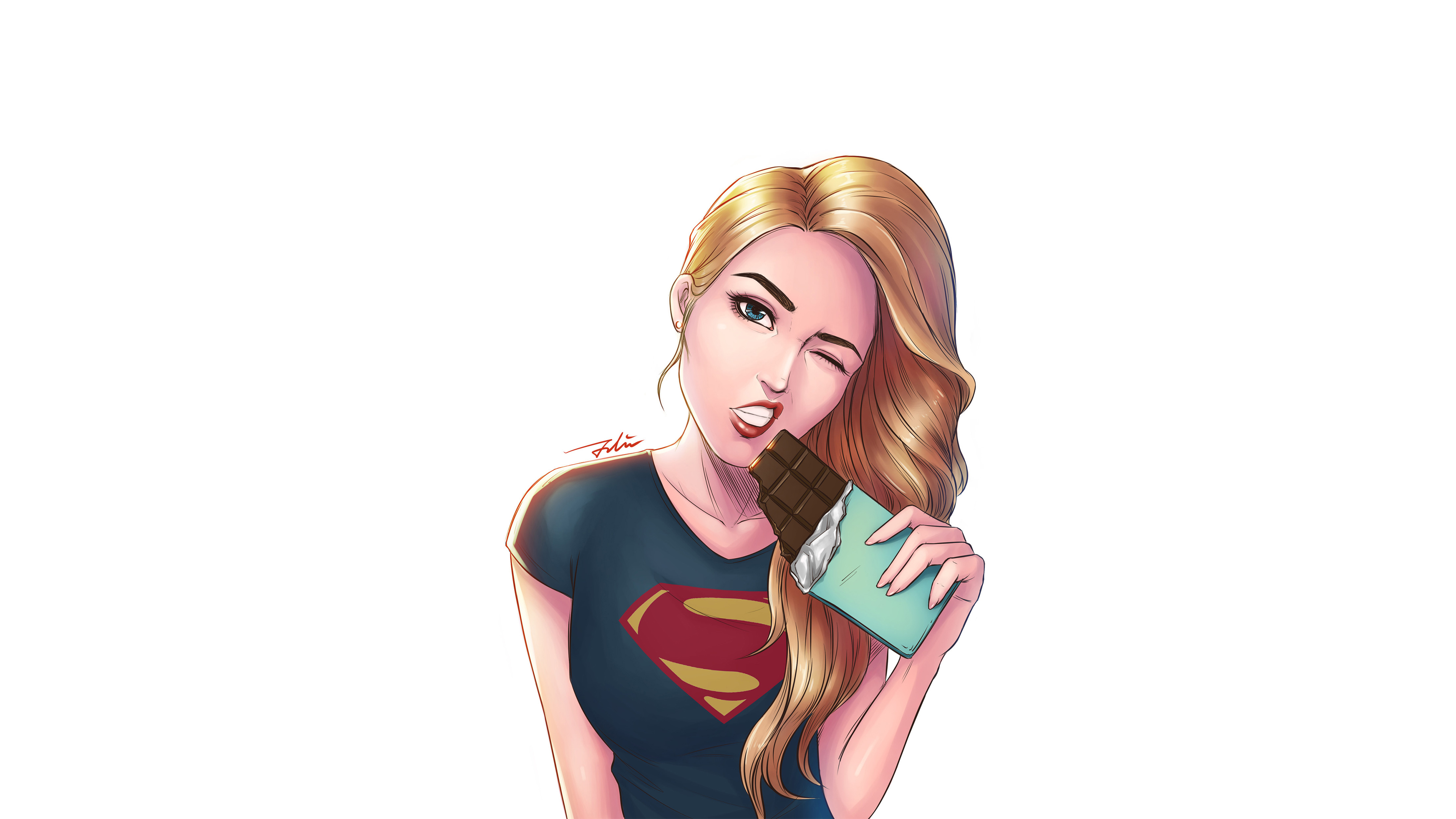 Cartoon Supergirl Wallpapers