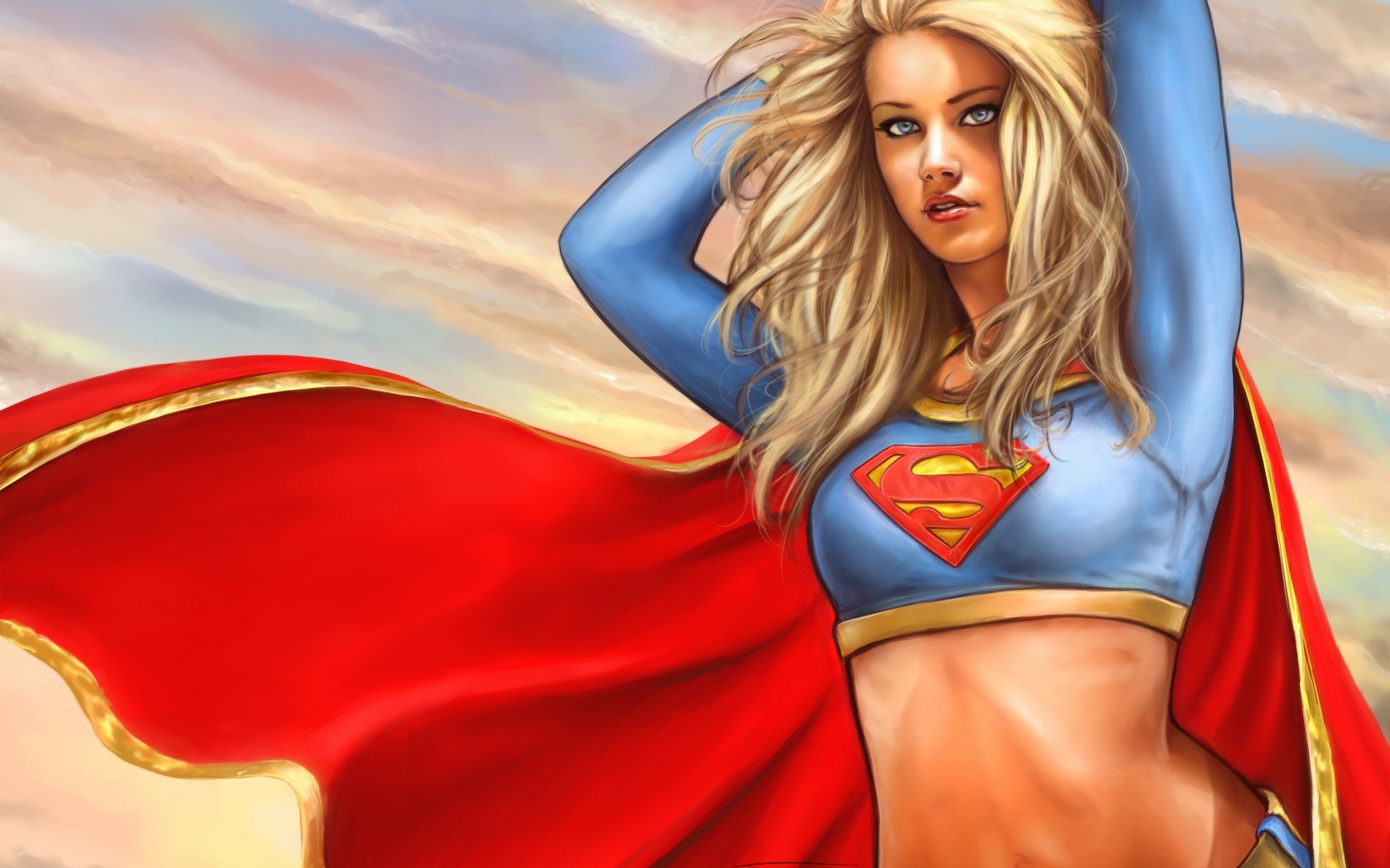 Cartoon Supergirl Wallpapers