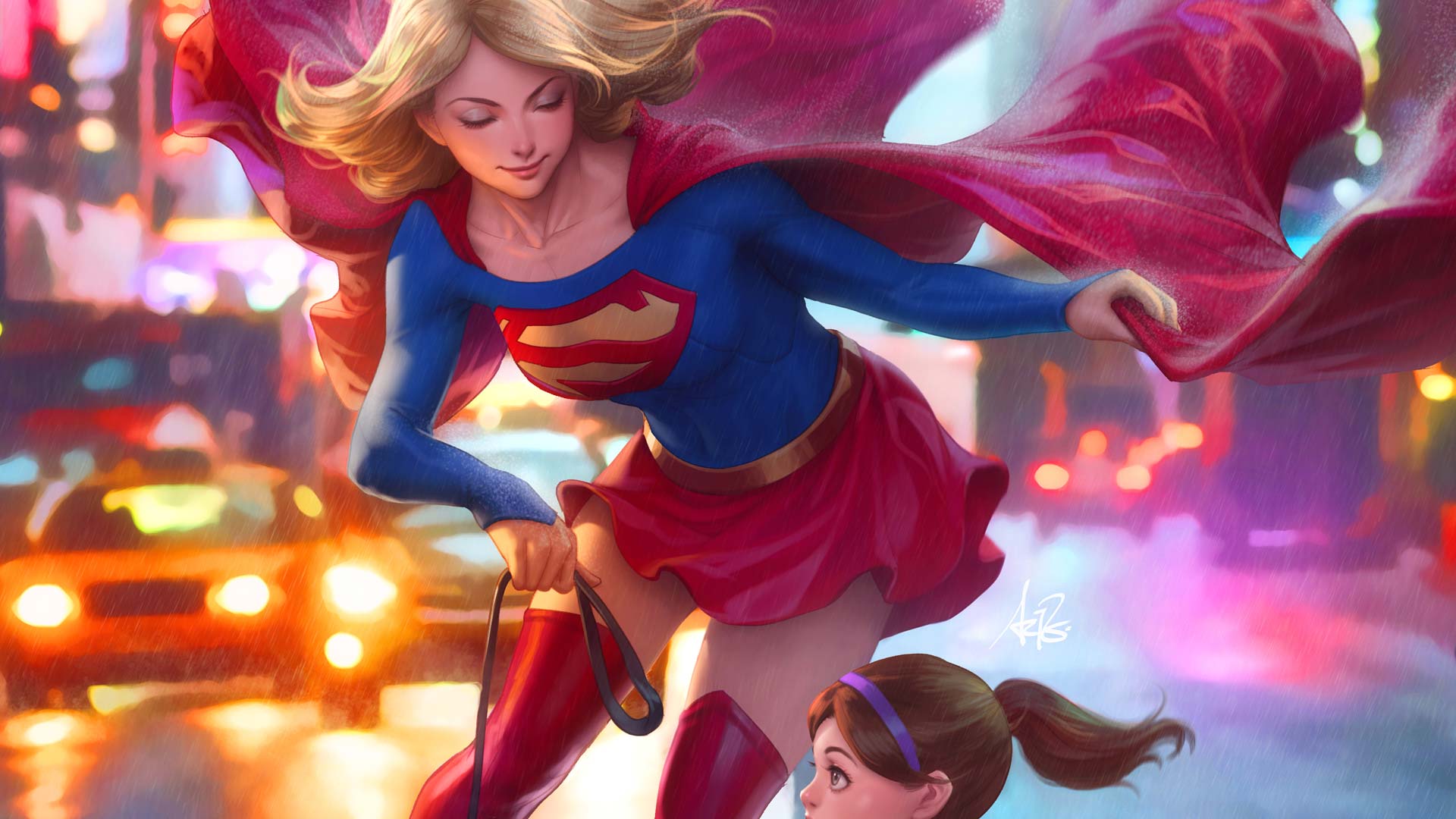 Cartoon Supergirl Wallpapers