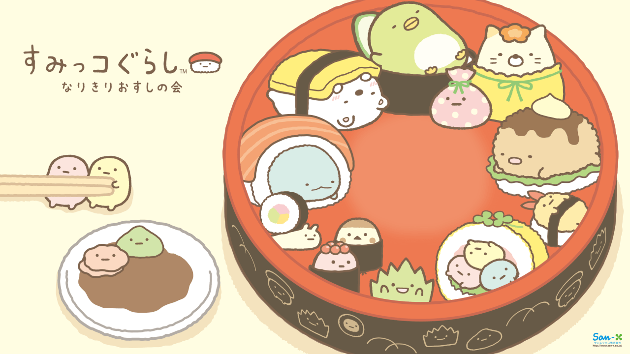 Cartoon Sushi Wallpapers