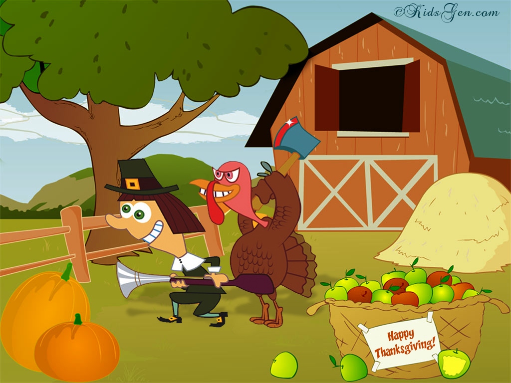 Cartoon Thanksgiving Wallpapers