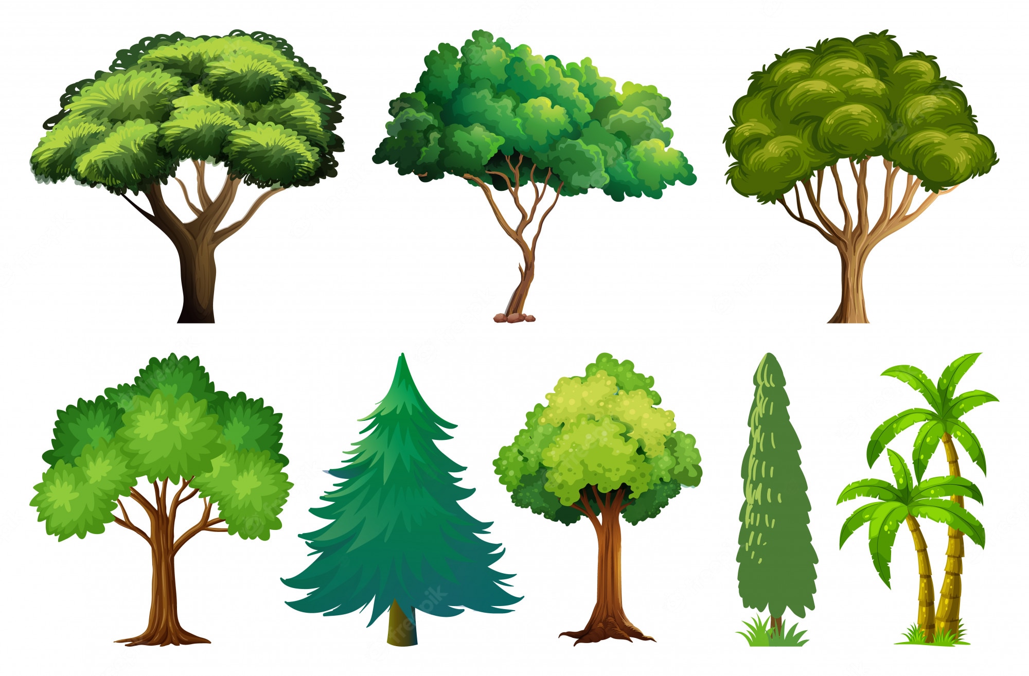 Cartoon Trees Wallpapers