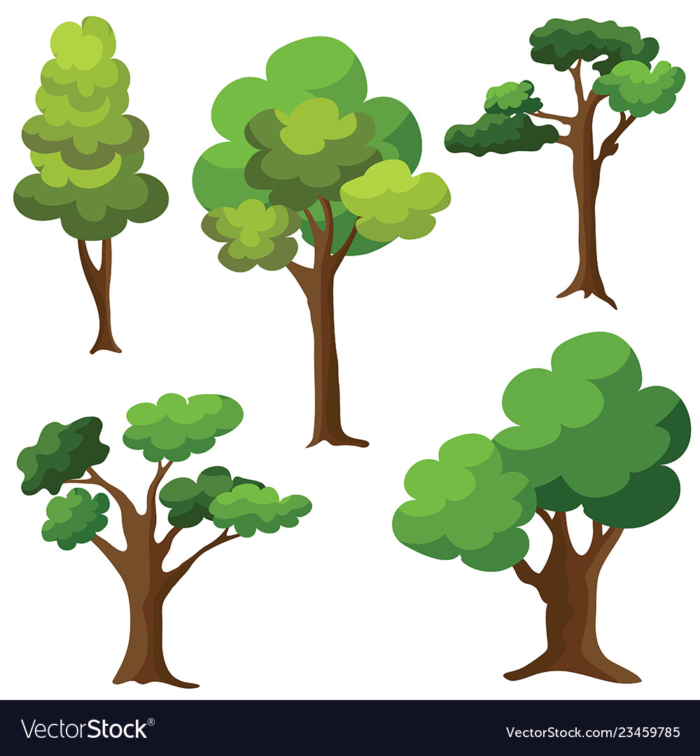 Cartoon Trees Wallpapers