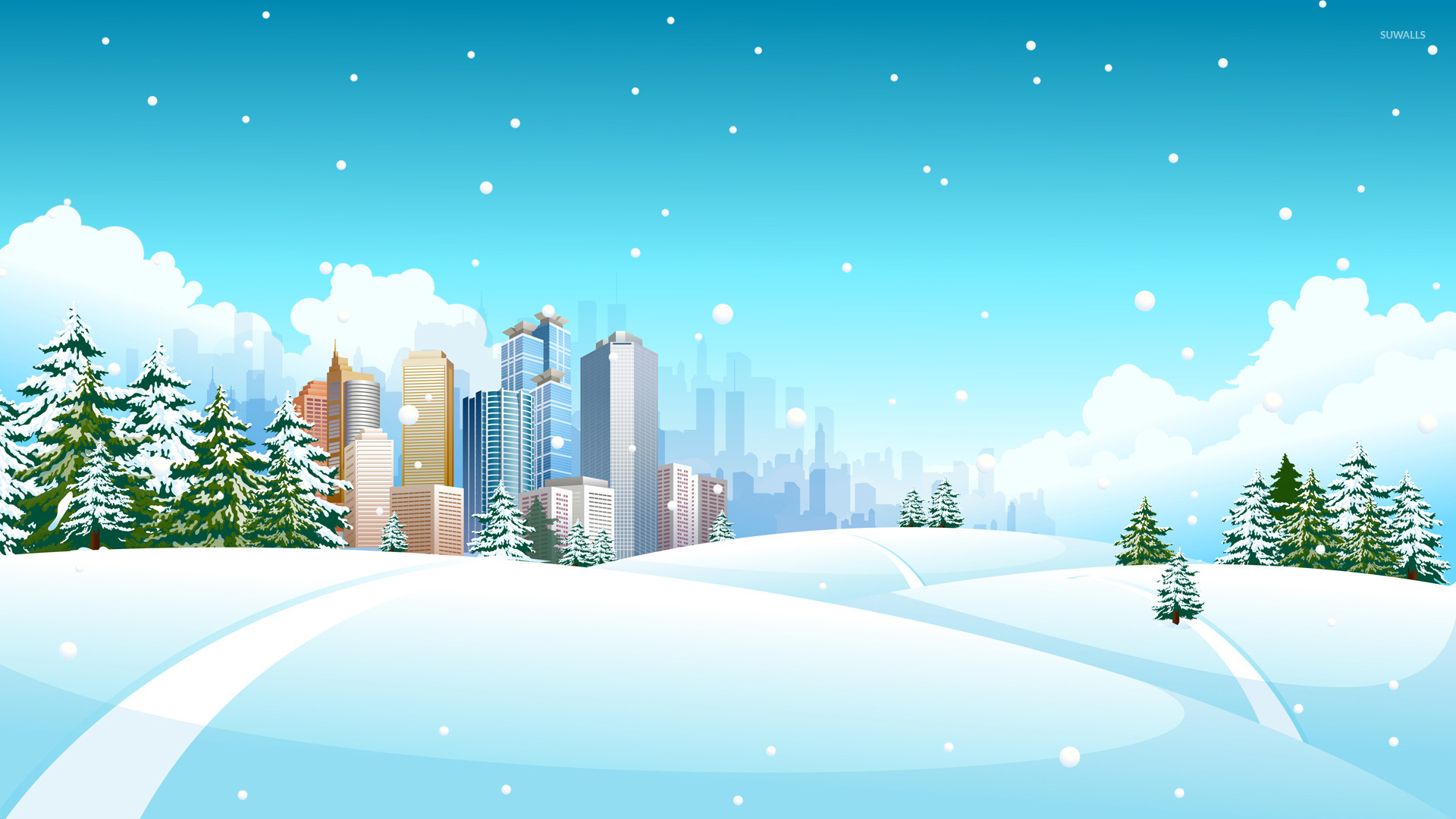 Cartoon Winter Wallpapers