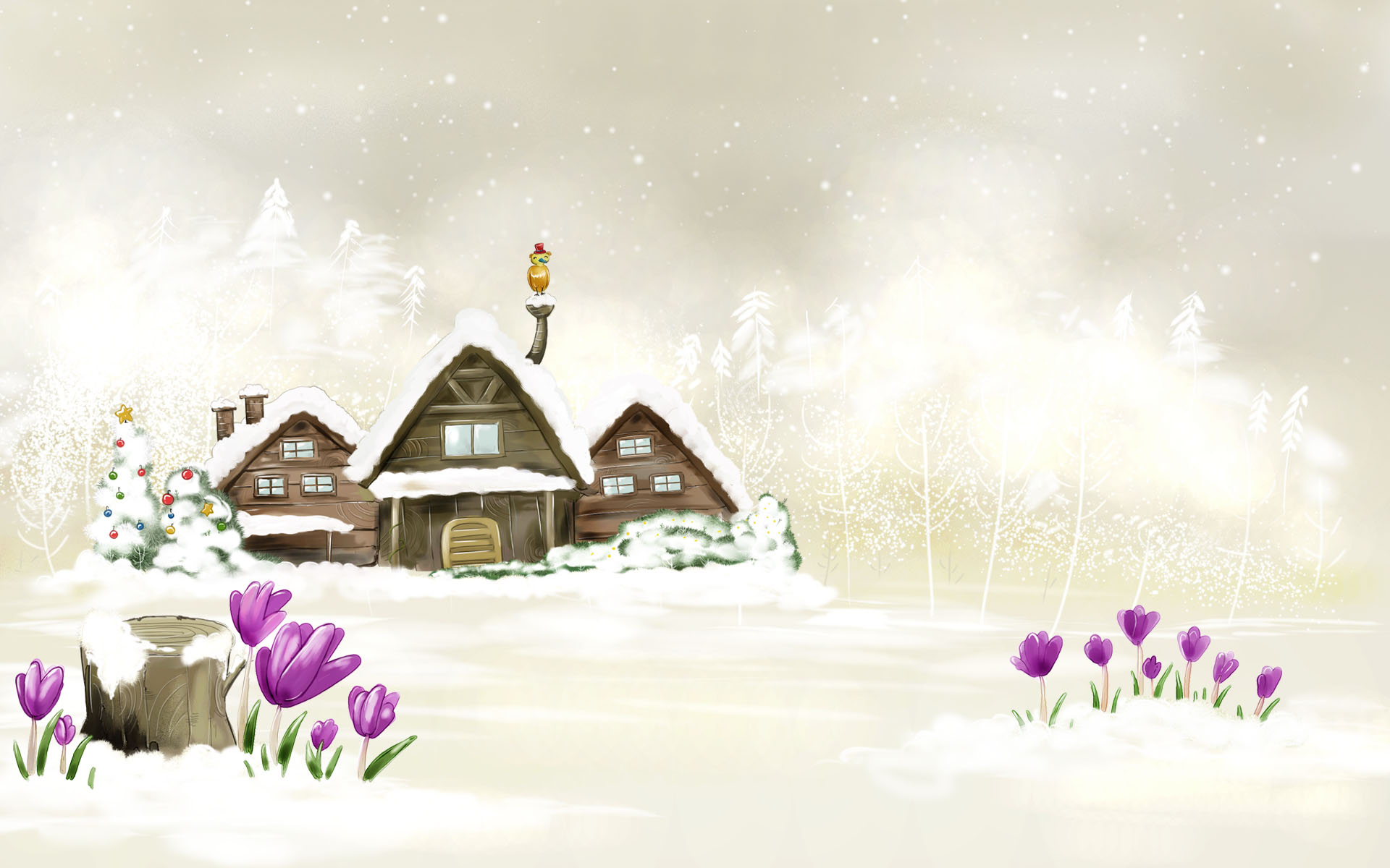 Cartoon Winter Wallpapers