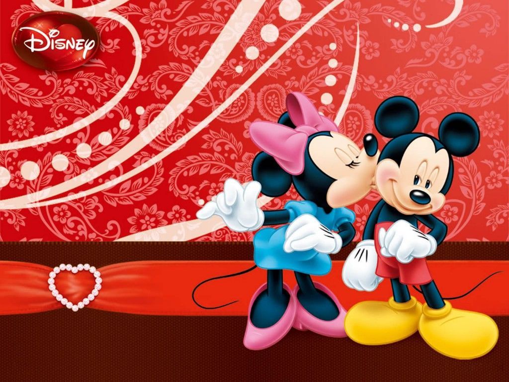 Mickey Mouse And Minnie In Love Wallpapers