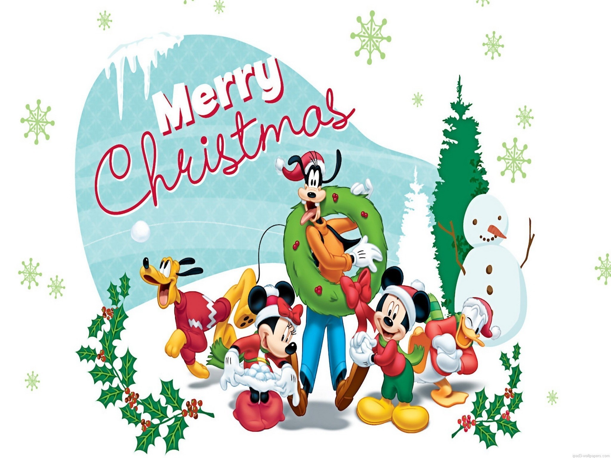 Mickey Mouse Christmas Wallpapers