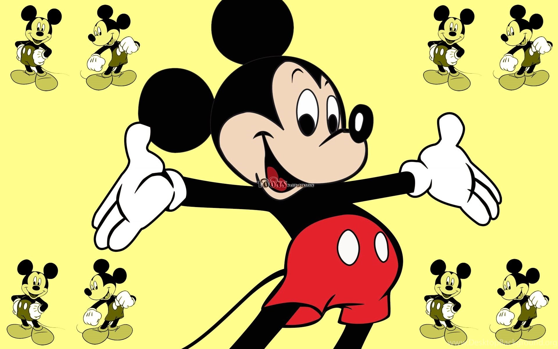 Mickey Mouse Dope Hands Wallpapers