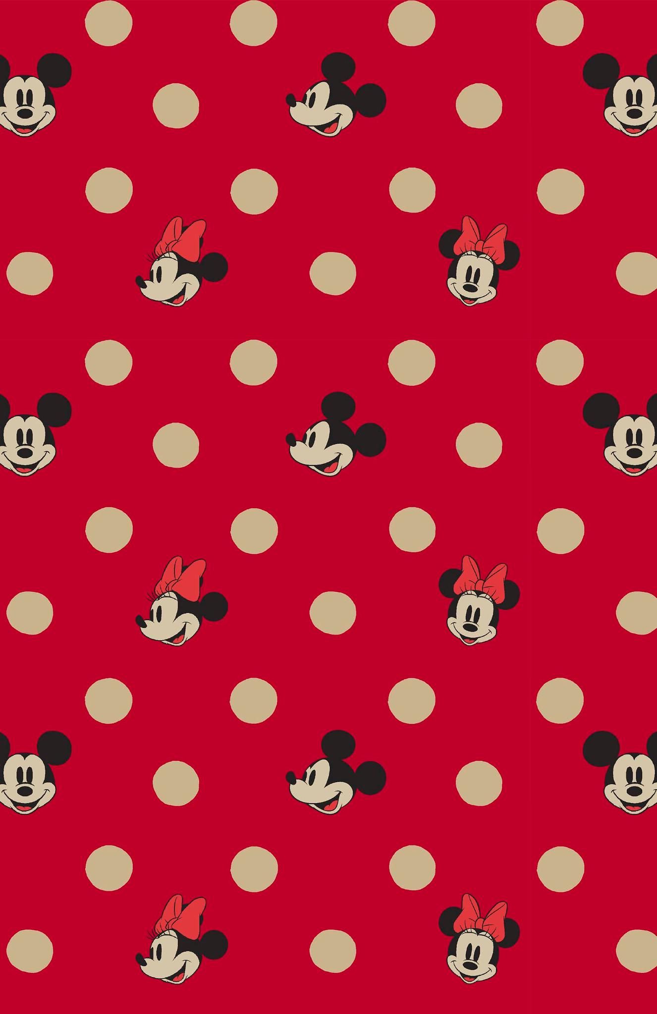 Mickey Mouse Head Pattern Wallpapers