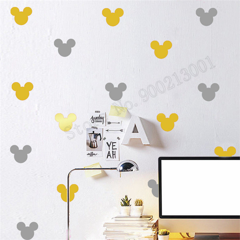 Mickey Mouse Head Pattern Wallpapers