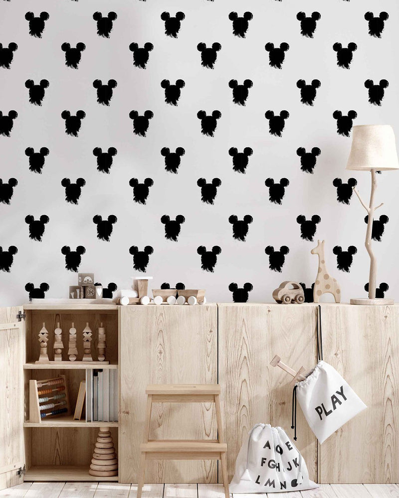 Mickey Mouse Head Pattern Wallpapers