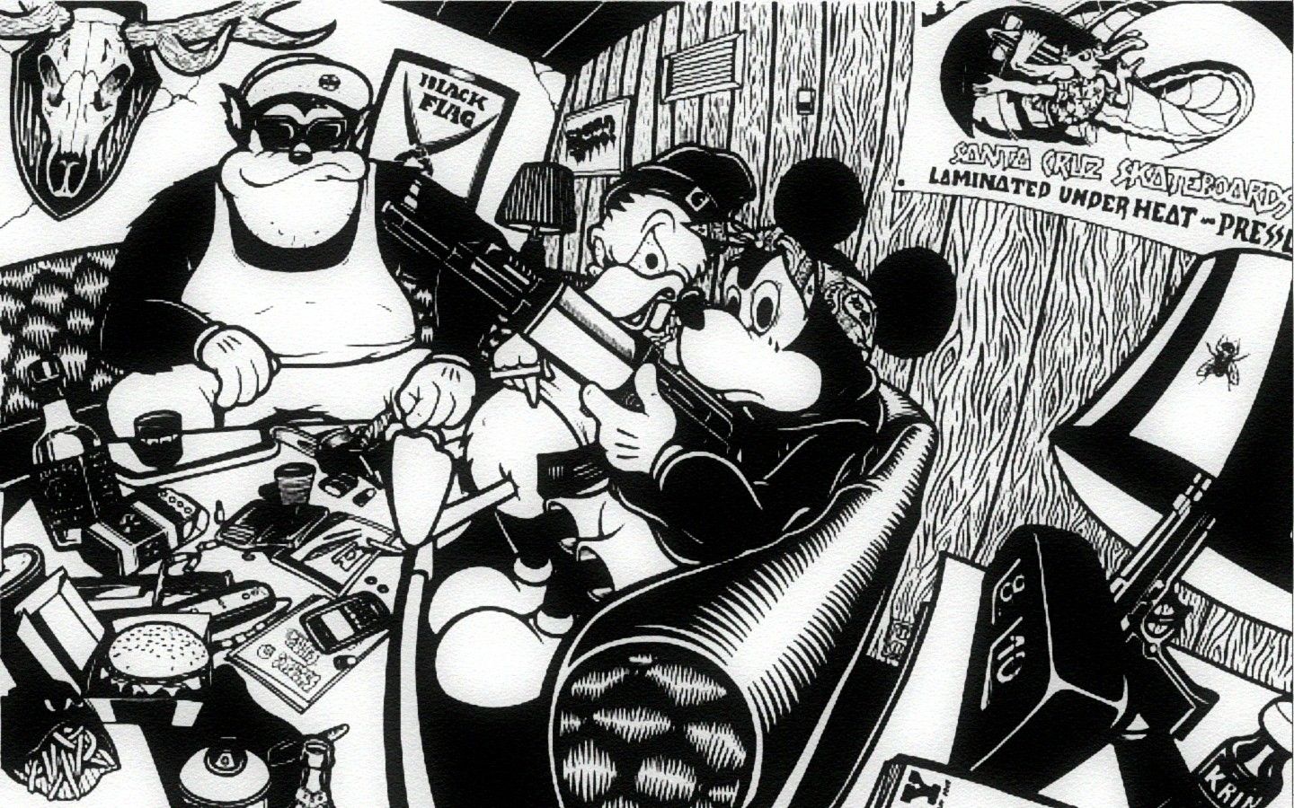 Mickey Mouse Obey Wallpapers