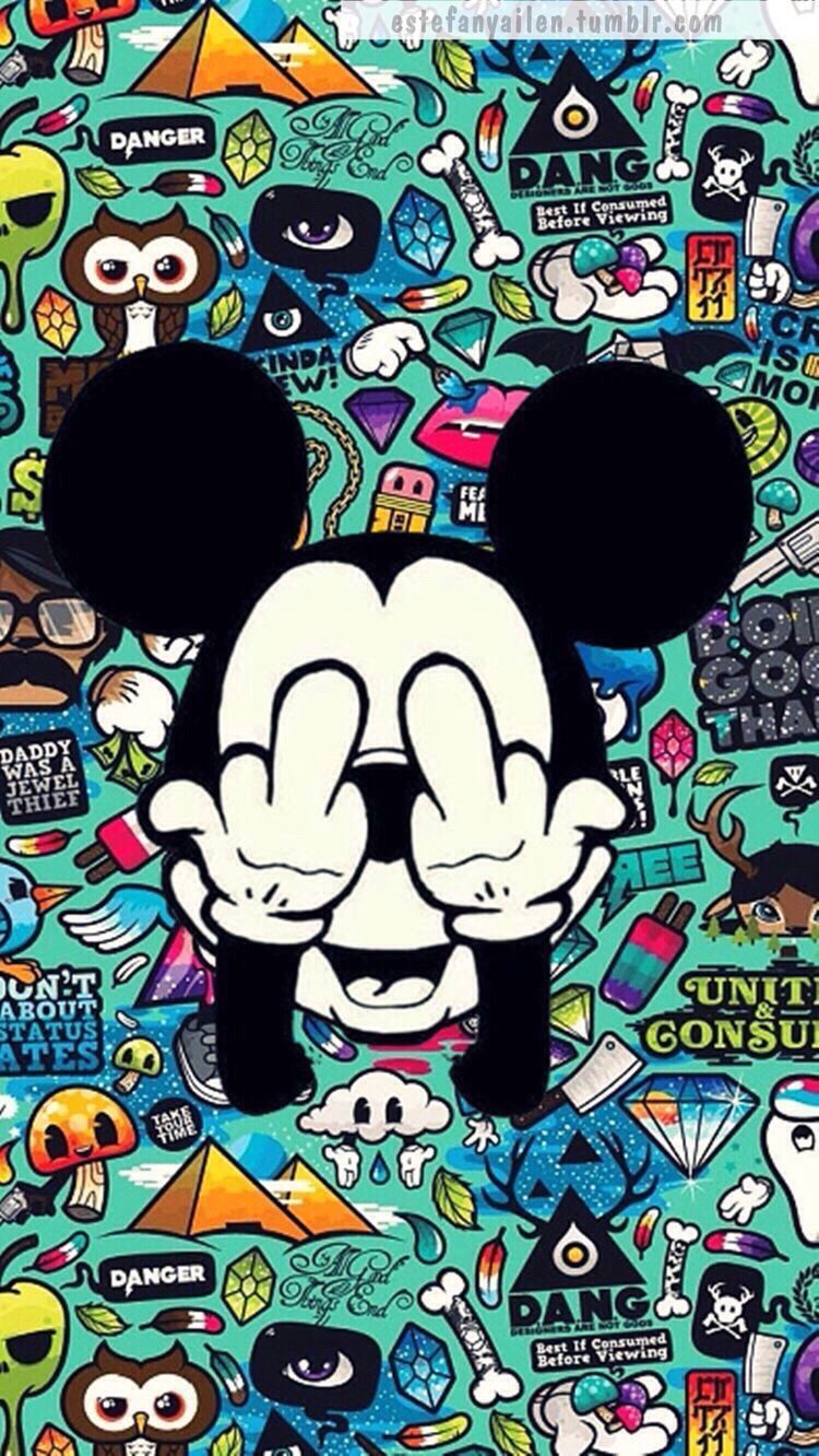 Mickey Mouse Smoking Weed Wallpapers