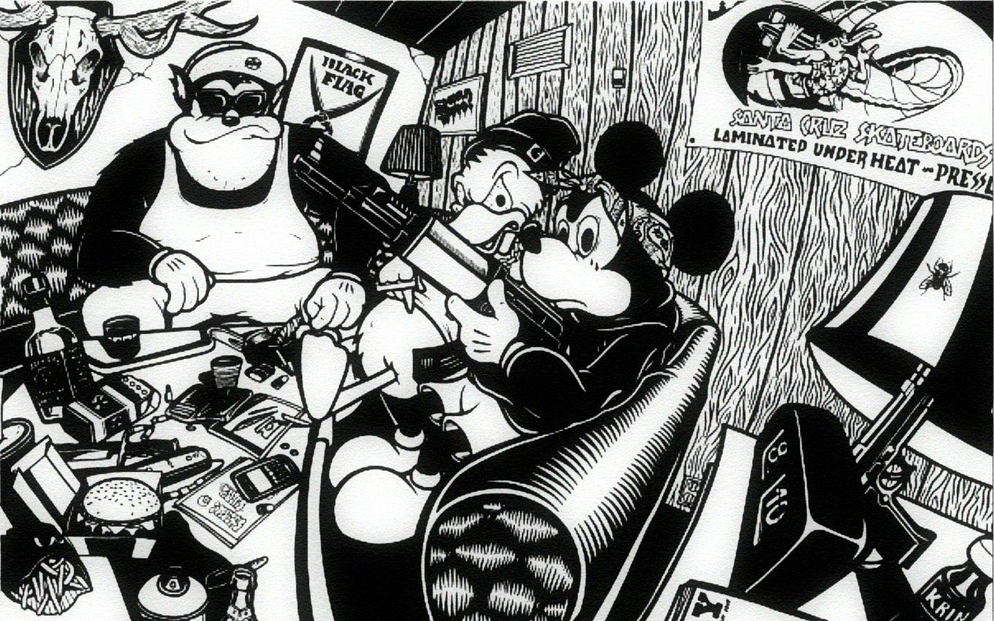 Mickey Mouse Thug Wallpapers