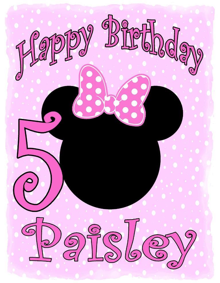 Minnie Mouse Birthday Wallpapers