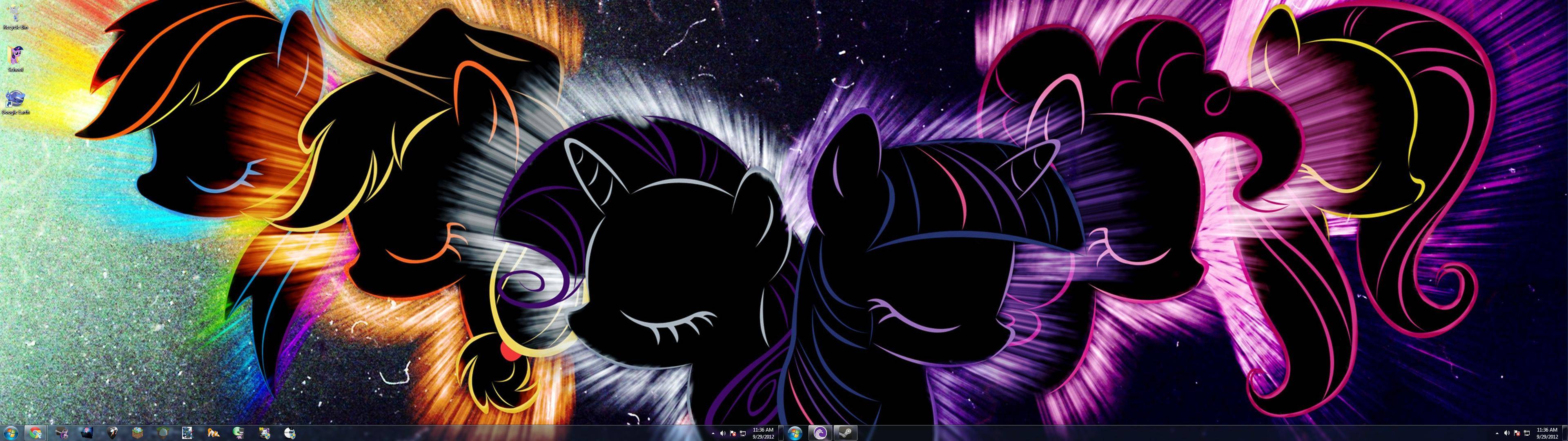 My Little Pony Dual Screen Wallpapers