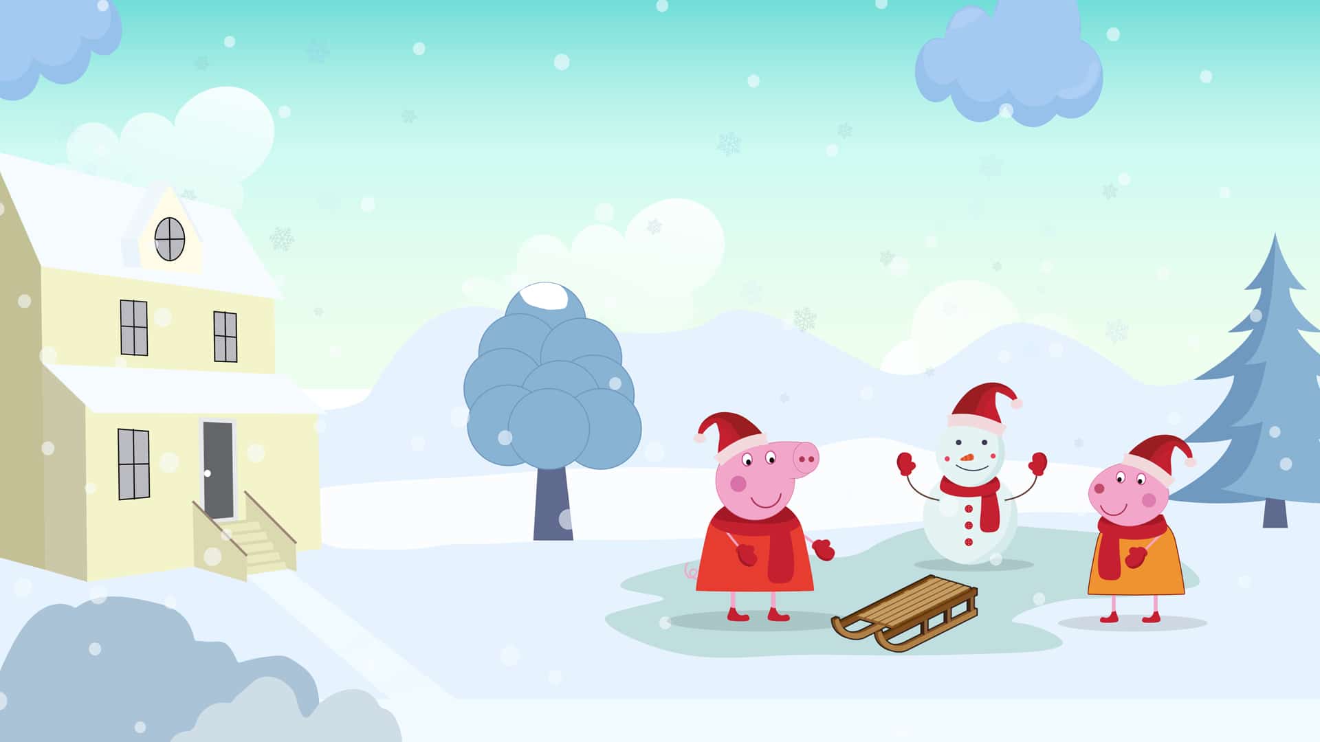 Peppa Pig House Hd Wallpapers