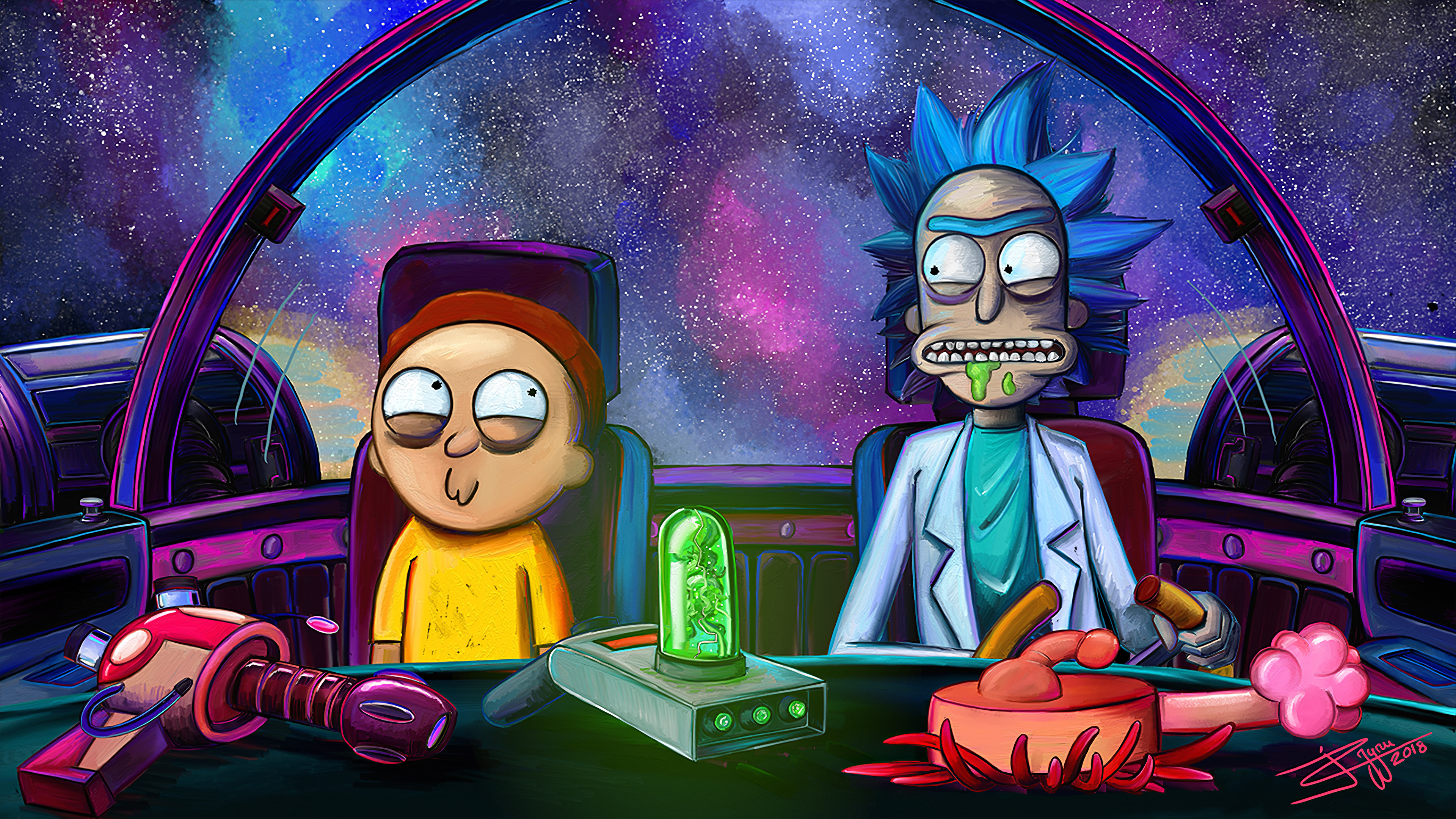 4K Rick And Morty 2020 Wallpapers