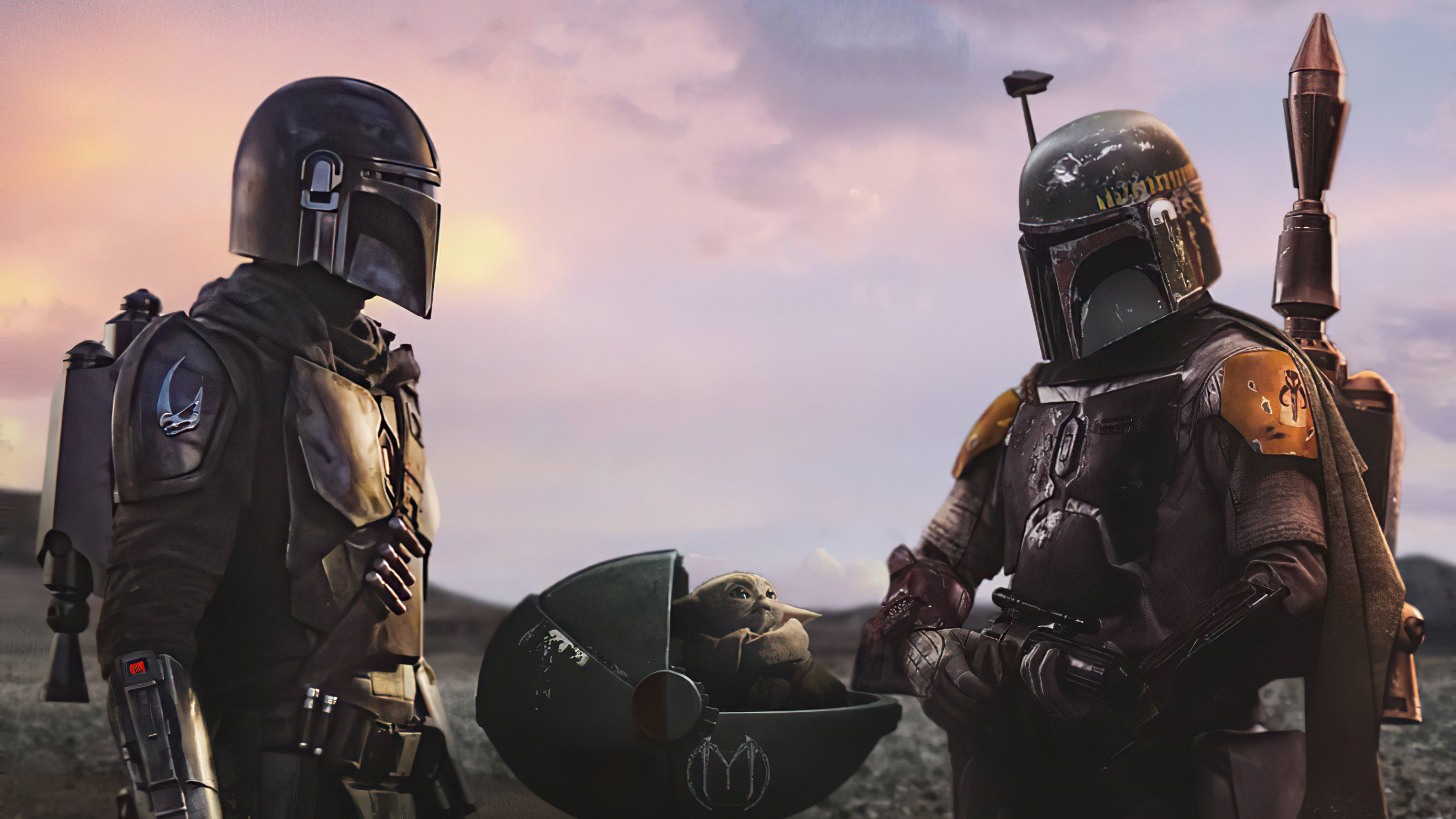 4K The Mandalorian Art Wallpapers