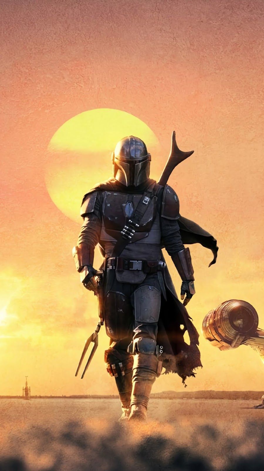 4K The Mandalorian Art Wallpapers