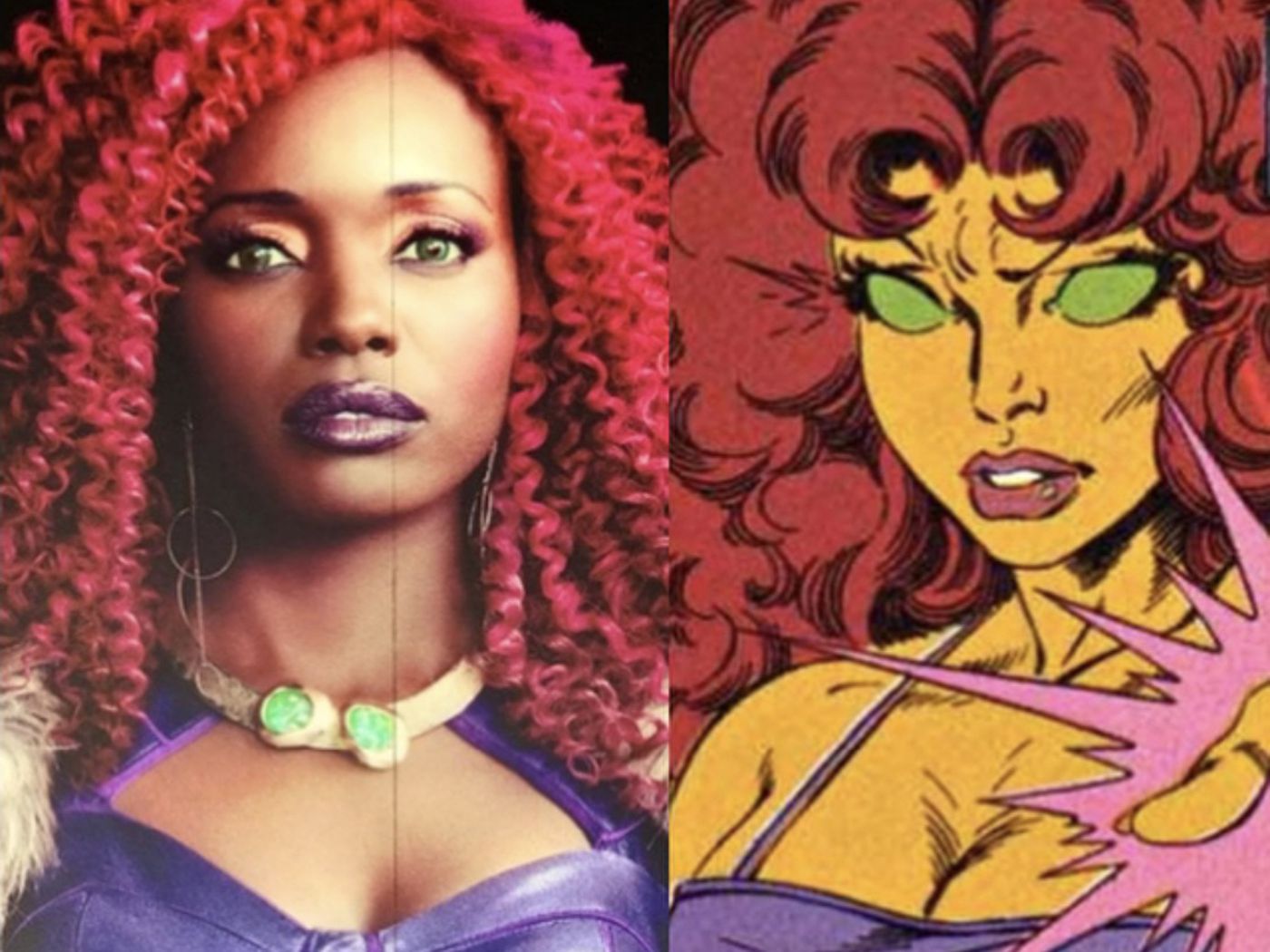 Anna Diop As Starfire Wallpapers