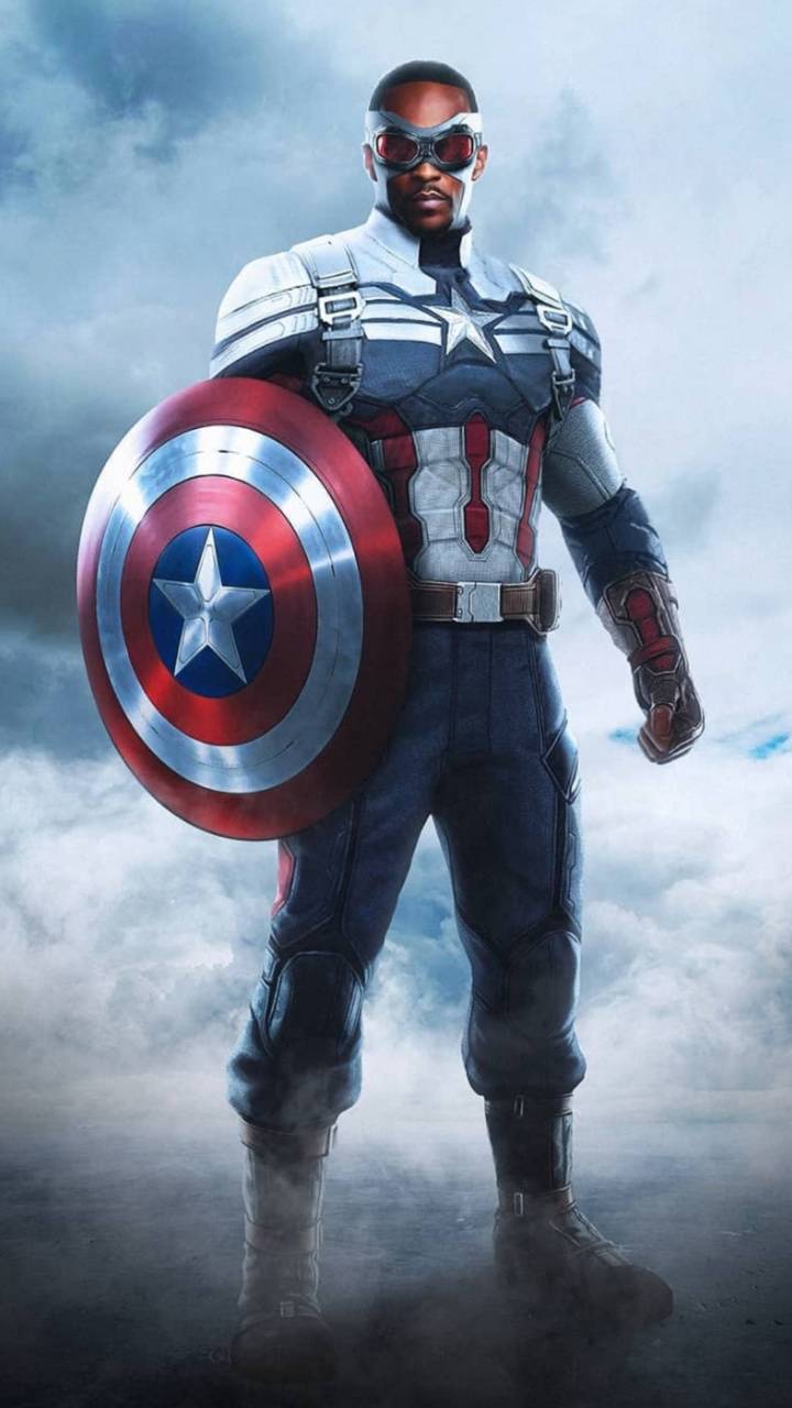 Anthony Mackie As Captain America Wallpapers