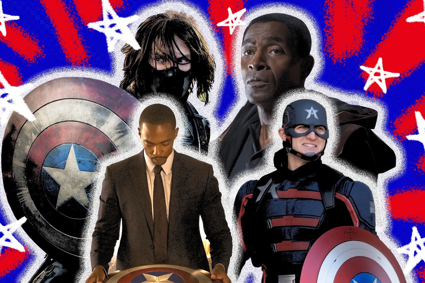 Anthony Mackie As Captain America Wallpapers