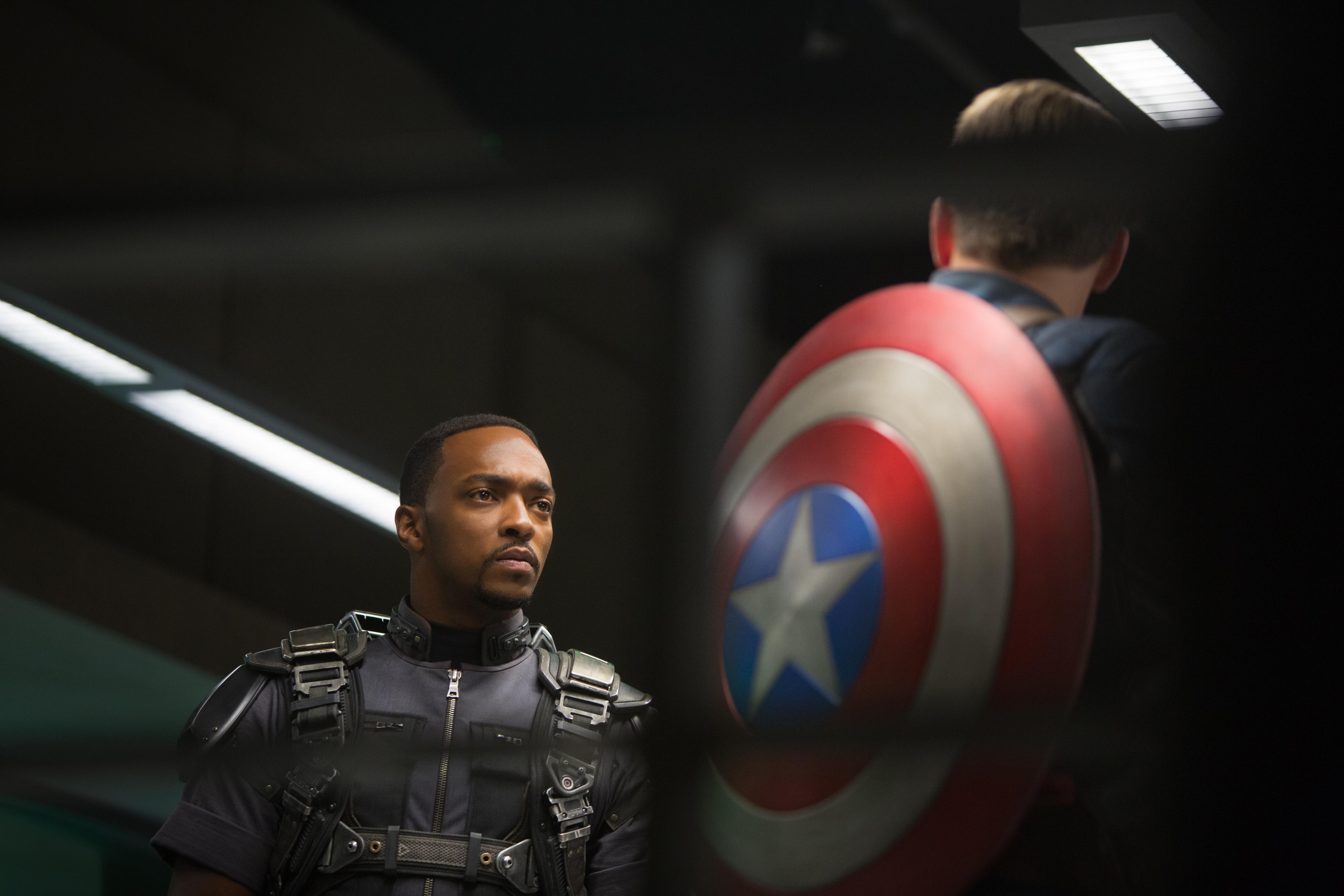 Anthony Mackie As Captain America Wallpapers