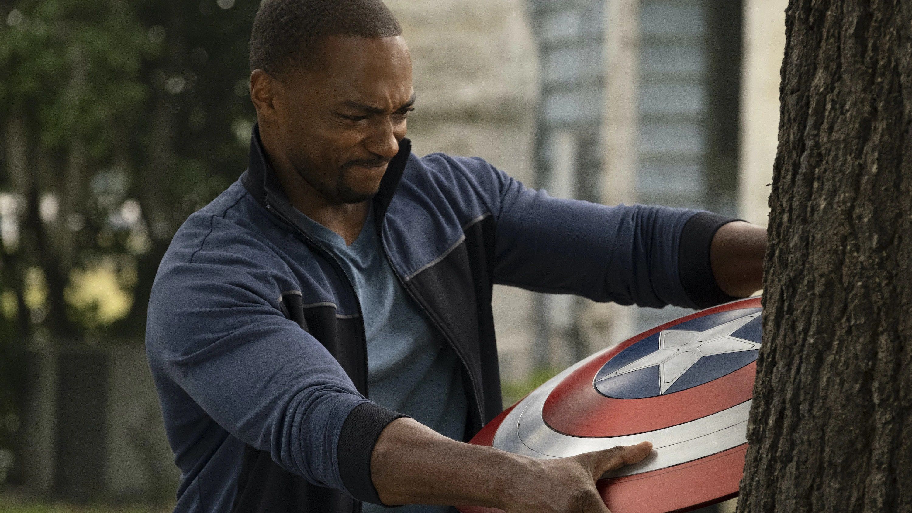 Anthony Mackie As Captain America Wallpapers