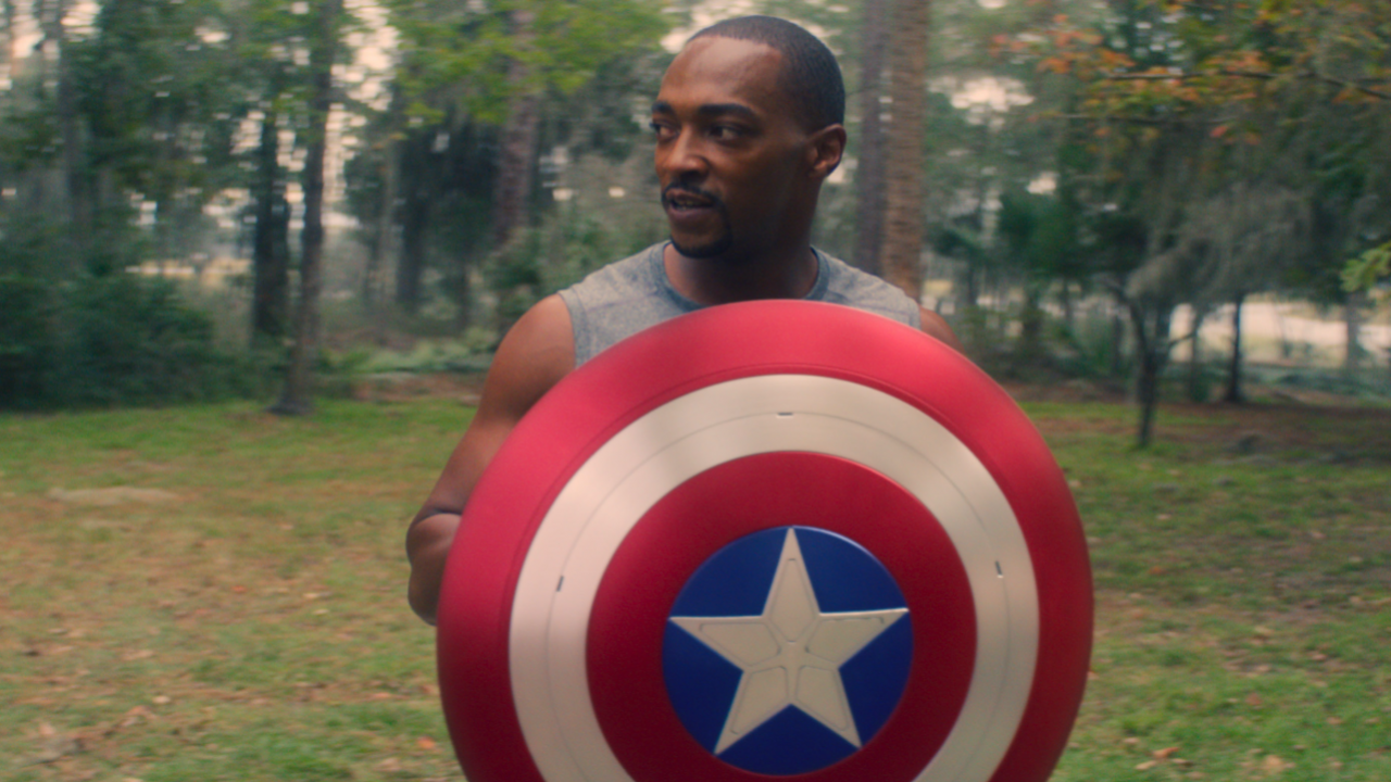 Anthony Mackie As Captain America Wallpapers