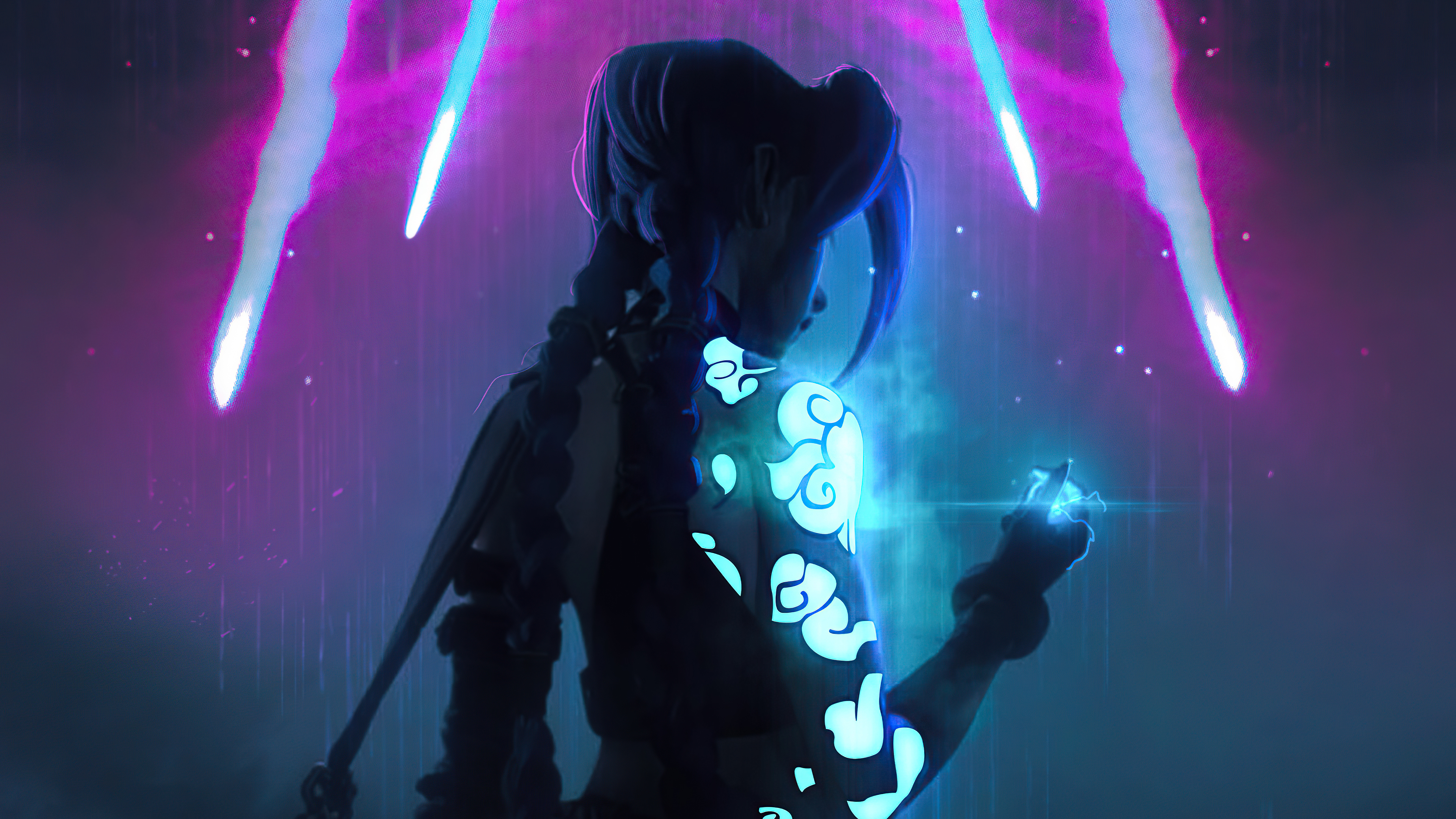 Arcane Hd Jinx Digital Art Wallpapers