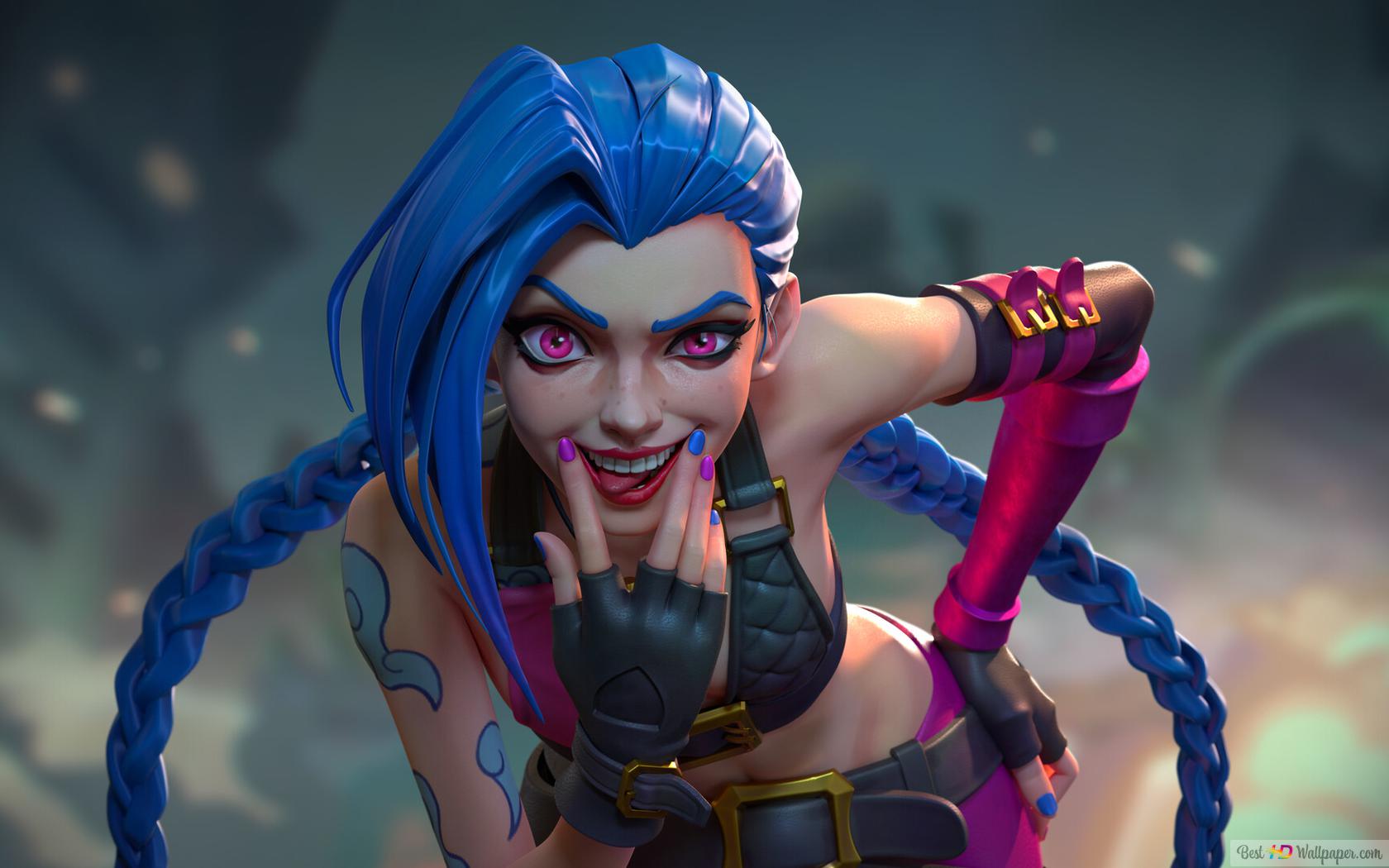 Arcane Hd Jinx Digital Art Wallpapers