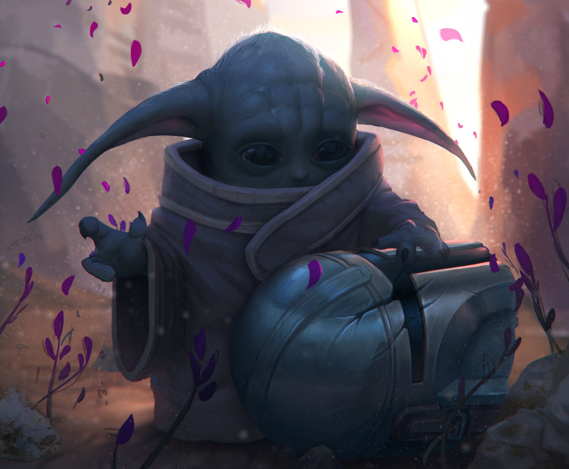 Baby Yoda Art Mandalorian Wallpapers