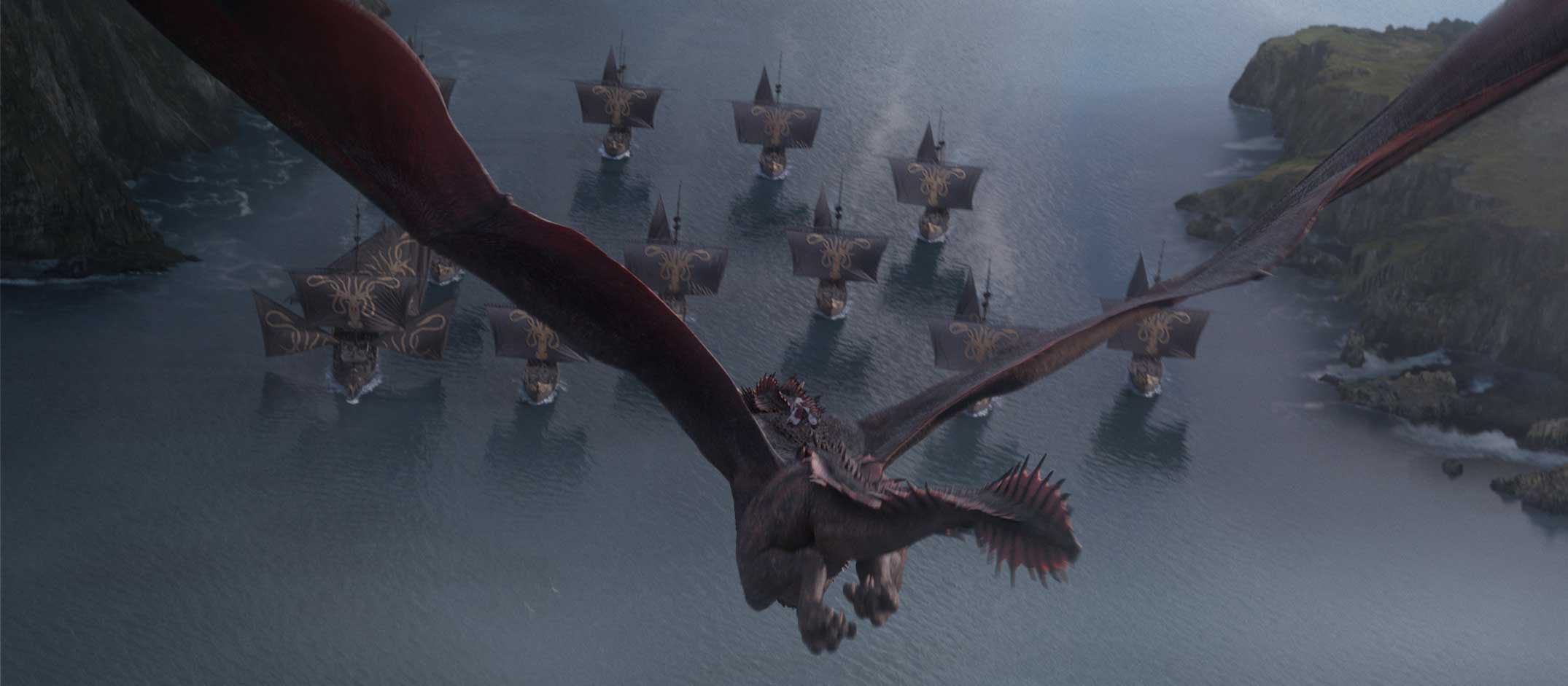 Battle Of Dragons Game Of Thrones 8 Art Wallpapers