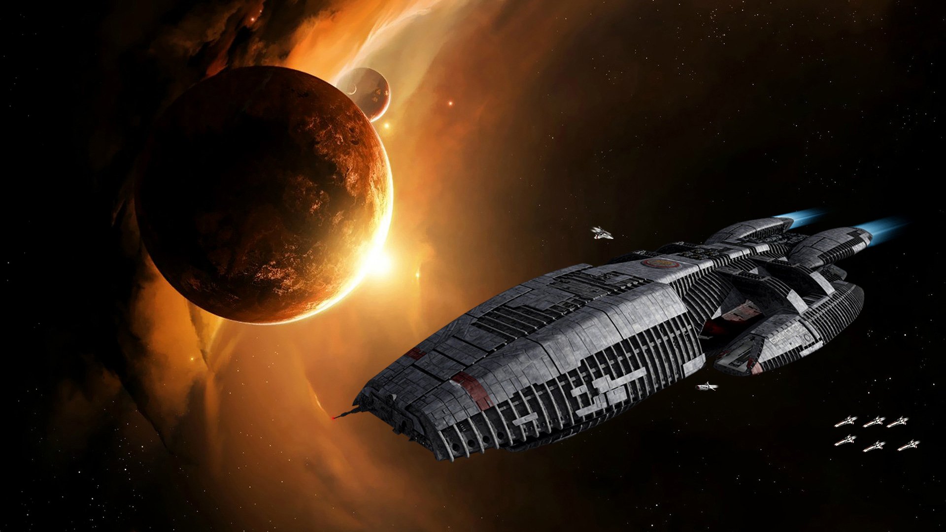 Battlestar Galactica: Blood & Chrome Wallpapers