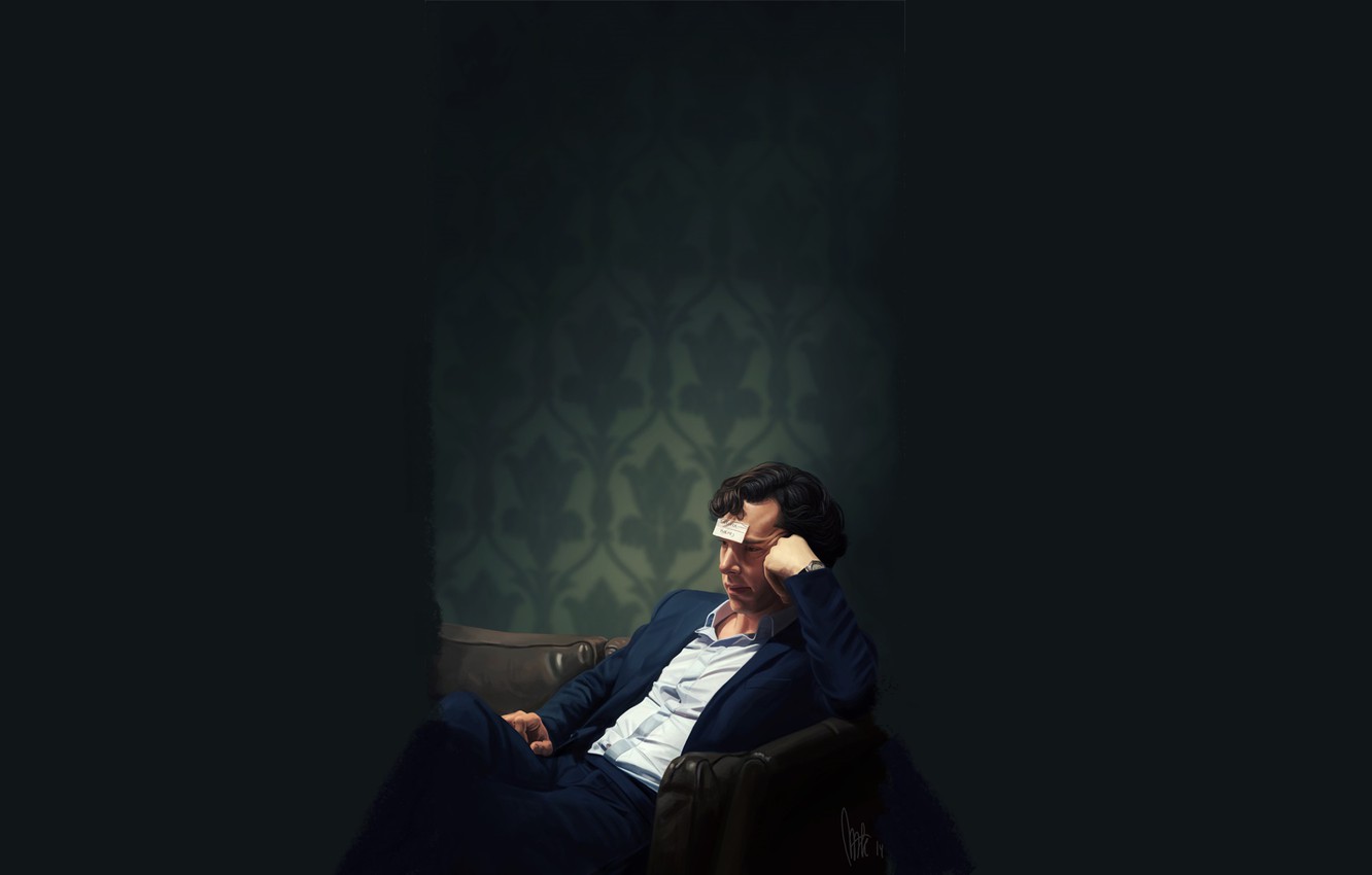 Benedict Cumberbatch And Martin Freeman Sherlock Artwork Wallpapers