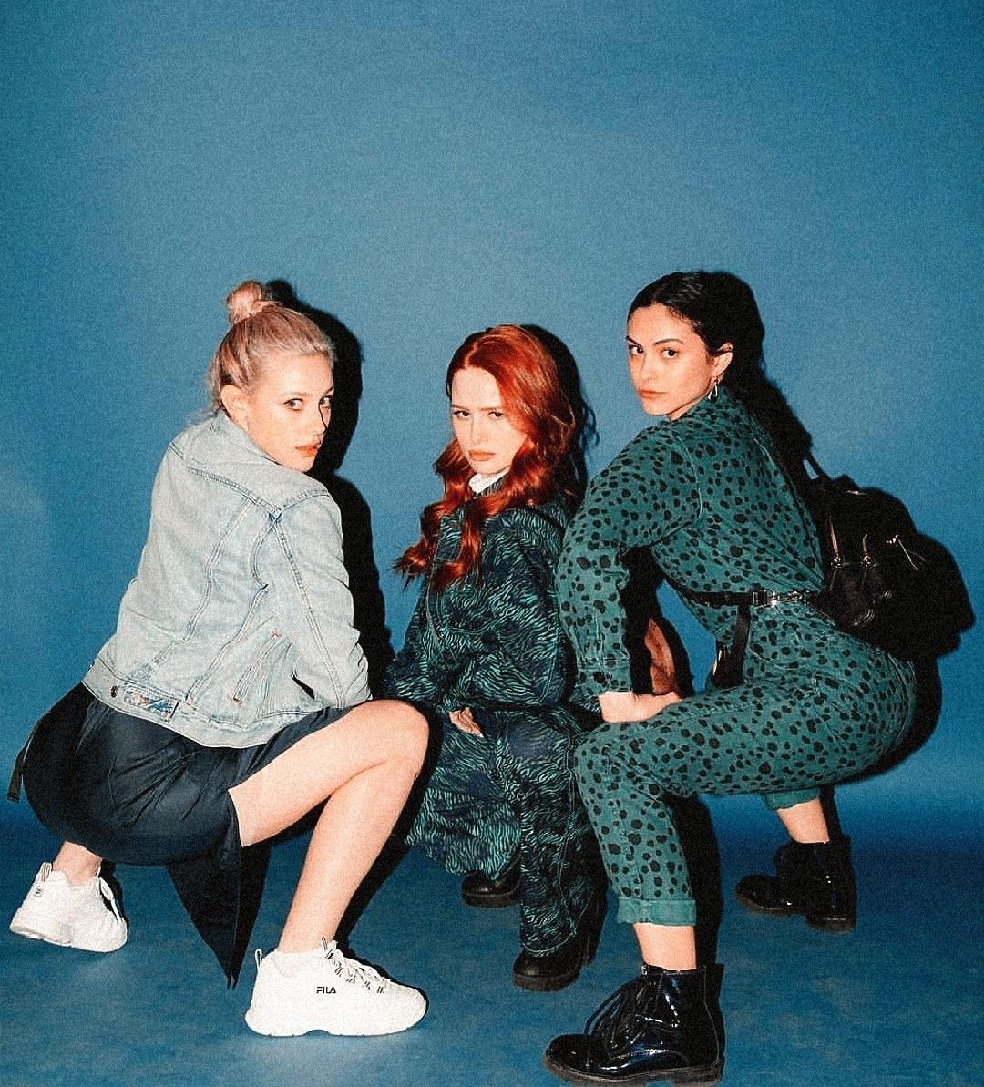 Camila Mendes, Lili Reinhart Madelaine And Petsch From Riverdale Show Wallpapers