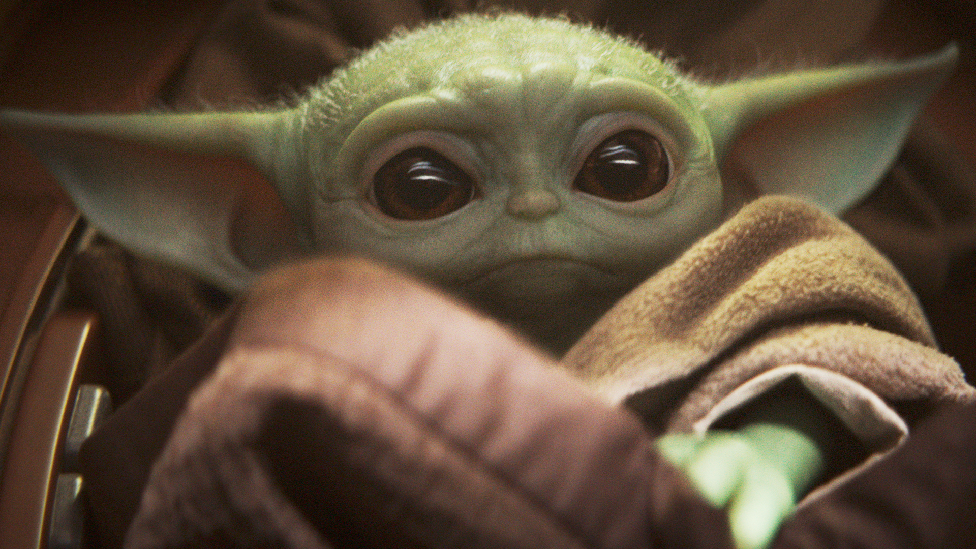 Cute Baby Yoda From Mandalorian Wallpapers
