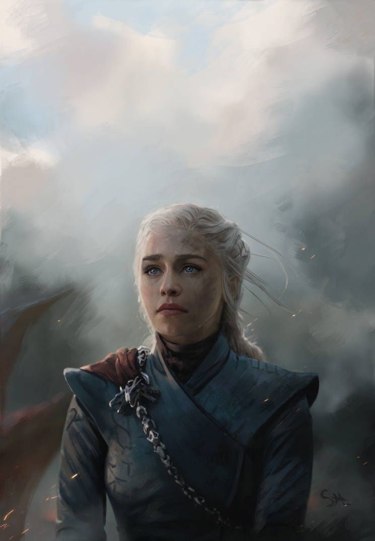 Daenerys Targaryen Queen Of The Ashes In The Iron Throne Wallpapers