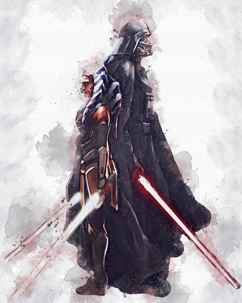 Darth Vader X Ahsoka Star Wars Wallpapers