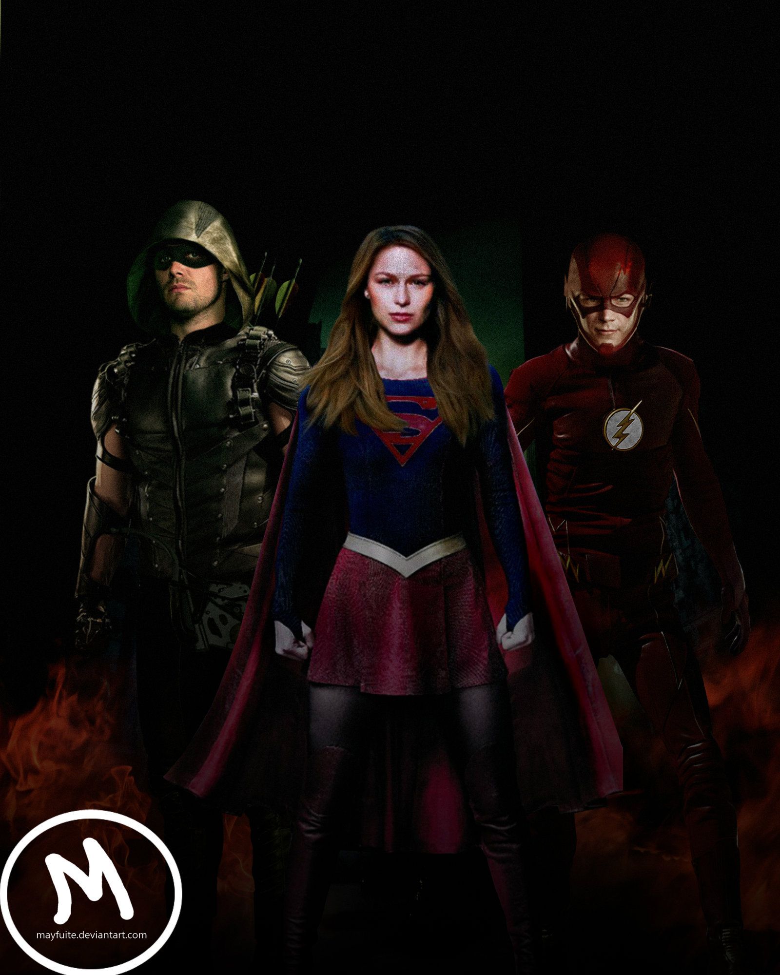 Dc Tv Superheros Flash Supergirl Arrow Wallpapers