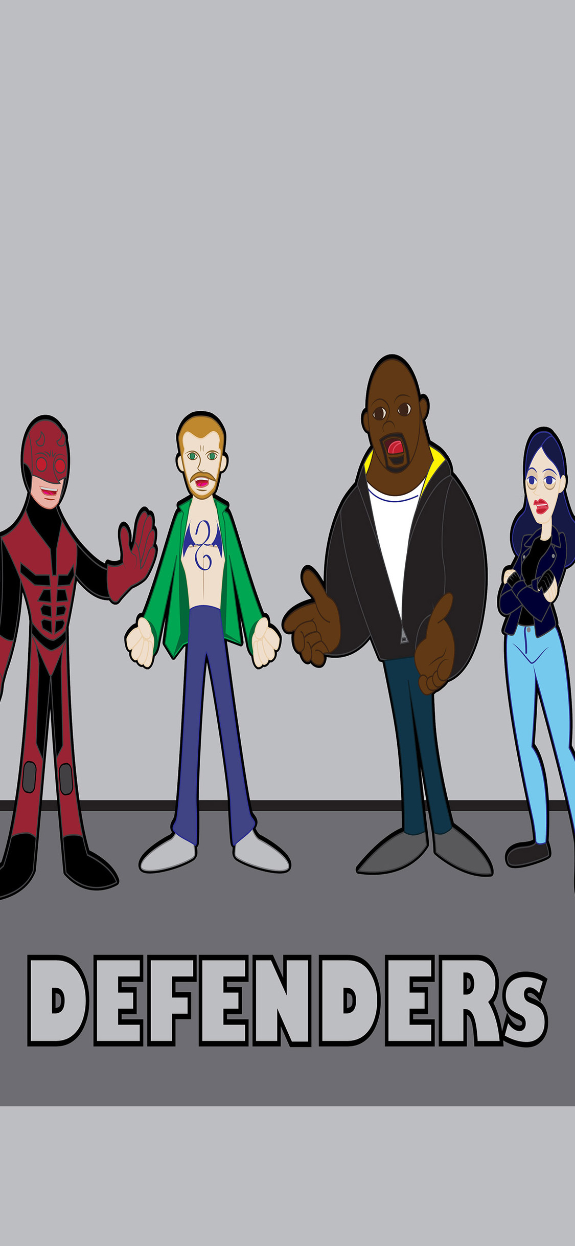 Defenders Tv Show Cartoon Artwork Wallpapers